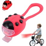 1 pi�ce feu avant de v�lo, eclairage de v�lo pour enfants, eclairage de v�lo pour enfants, lumi�re rouge ...