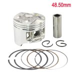 1 set 48. 50mm intervalles de moteur de moto, al�sage 48. 5 - 49. 5mm, piston et segments pour honda ...