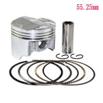 1 set 55. 25mm segments de piston 56mm, pour honda cb400 cb - 1 cb1 cb 1 cb400sf vtec 55. 25 i ii iii ...
