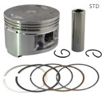 1 set of std pices de moteur de moto std pour yamaha tw200, kit de pistons et de segments, alsage a ...