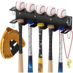 1 support mural de batte de baseball organisateur horizontal de cintre de batte support de batte de baseball ...