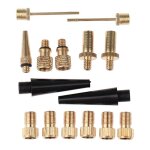 10 / 15 / 16 pices pneu vlo compresseur adaptateur pompe a air gonfleur installer aiguille buse