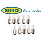 10 ampoules t4w - 12v - ba9s - temoin