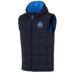 10 ans - doudoune sans manche om - collection officielle olympique de marseille
