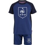 10 ans - ensemble maillot + short - fff - equipe de france - bleu - enfant - manches courtes 10 ans - ensemble maillot + short - fff - equipe de france - bleu - enfant - manches courtes