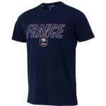 10 ans - t - shirt - fff - collection officielle - coton jersey 160 gr - manches courtes - gar�on