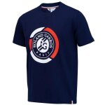 10 ans - t - shirt - roland garros - collection officielle - enfant 4 ans - bleu - manches courtes