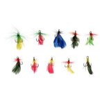 10 / bote a papillons mouches de pche a la main yd5240