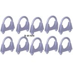 10 colliers pour echappement 40 mm -