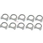 10 colliers pour echappement 57 mm -