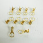 10 cosse a oeillet laiton rondes non isole Ø6. 2mm neuf pour moto cyclo scooter