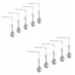 10 cuillers bas de ligne spinnerbait argentées 10 cuillers bas de ligne spinnerbait argentées