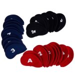 10 pi�ces / ensemble accessoires de golf num�ro golf fer couvre - chef putter housses de protection fen�tre ...
