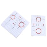 10 pices accessoires de golf blanc ruban de golf club cible etiquette impact etiquettes cible autocollant ...