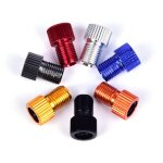 10 pi�ces haute qualit� v�lo valve adaptateur pompe v�lo convertir tube pompe outils 7 couleurs