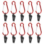 10 pices pinces de serrage pour auvent de bche clips de tente cintres tente de camping serrer la pince ...