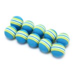 10 pices / sac balles de golf eva mousse eponge souple balles pour golf / tennis formation couleur unie ...