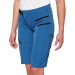 100% airmatic shorts de v�lo pour dames, bleu, taille l pour femmes