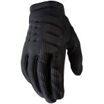 100% brisker gants de v�lo pour dames, noir, taille l pour femmes