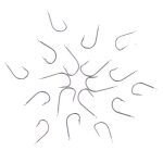 100 pi�ces 1 bo�te de p�che barbel� crochet carpe mouche accessoires de p�che de haute qualit�