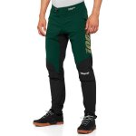 100% r - core x le pantalon de vlo, noir - vert, taille 34 pour hommes