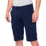 100% ridecamp shorts de v�lo, bleu, taille 32 pour hommes