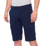 100% ridecamp shorts de v�lo, bleu, taille 34 pour hommes
