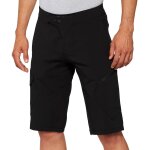 100% ridecamp shorts de vlo, noir, taille 28 pour hommes