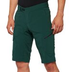 100% ridecamp shorts de vélo, vert, taille 36 pour hommes 100% ridecamp shorts de vélo, vert, taille 36 pour hommes