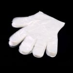 100pcs gants jetables en plastique restaurant service a domicile restauration hygi�ne - gants jetables ...