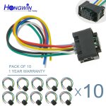 10pcs 1 - 967616 - 1 7m0973119 p�dale papillon capteur et capteur de niveau de phare connecteur pour ...