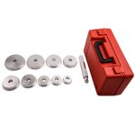 10pcs aluminium wheel bearing race & seal bush driver set car garage tools kit