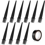10pcs piquet lampe solaire, 13, 5x1, 98cm lampe solaire exterieur piquet pied mtallique pour lampe solaire ...