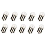 10x ampoule 12v 21w ba15s transparent petit globe voiture moto scooter mobylette