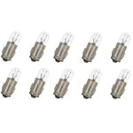 10x ampoule 6v 2w ba7s transparent compteur tableau de bord voiture moto scooter mobylette