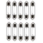 10x ampoule 6v 5w navette diametre 10mm x longueur 36mm voiture moto scooter mobylette piaggio vespa