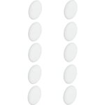 10x cache vis adh�sif autocollant diam�tre 16mm a peindre plastique trou meuble table chaise capuchon ...
