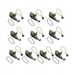10x clips de bâche avec tendeurs et mousquetons. fixations de tente type g 10x clips de bâche avec tendeurs et mousquetons. fixations de tente type g