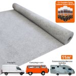 11m2 doublure int�rieure pour v�hicule tapis flexible gris argent� & 5 canettes d'adh�sif