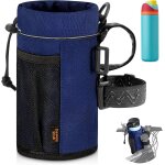 12 - 24oz porte gourde velo sans vis bidon porte velo avec poche en maille porte gourde vtt pour bouteille ...