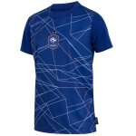 12 ans - maillot - fff - enfant - polyester - manches courtes - bleu