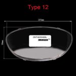 Type 12 compteur de vitesse de moto, tachym�tre, panneau prada, verre tingglass, couvercle de lentille ...