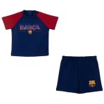 12 mois - t - shirt + short bara - collection officielle fc barcelone - bb