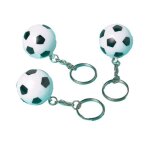 12 portes clefs ballons de football taille unique