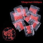 12 sacs / 2400 pièces poisson s'attaquer elastiques pour la pêche ver appât granulateur appât rouge chaud ... 12 sacs / 2400 pièces poisson s'attaquer elastiques pour la pêche ver appât granulateur appât rouge chaud ...
