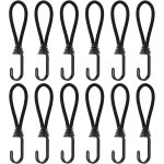 12 x bungee cord with hooks, 15 cm elastic rubber rope with ties for gazebo, tarpaulin, camping, tent, ... 12 x bungee cord with hooks, 15 cm elastic rubber rope with ties for gazebo, tarpaulin, camping, tent, ...