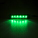 12v green feux ext�rieurs voiture led 6 smd, feux d'avertissement arri�re remorque basse, pour voiture, ...