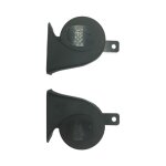 12v klaxon d'escargot 12v 110 - 125db ton haut / bas, audi 1994  2004 vw 1990 - 2006 connecteur carr� ...