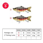 14. 2cm, 27g leurre ensemble brochet coulant de type poisson nageur, appt elidal pour la pche au brochet, ...