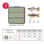 14. 2cm, 27g leurre ensemble brochet coulant de type poisson nageur, appt elidal pour la pche au brochet, ...